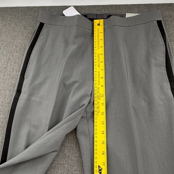 New Mens ALFATECH ALFANI Suit Pants Gray Black Stripe 32W 34L Slim Fit $135 - Picture 12 of 16
